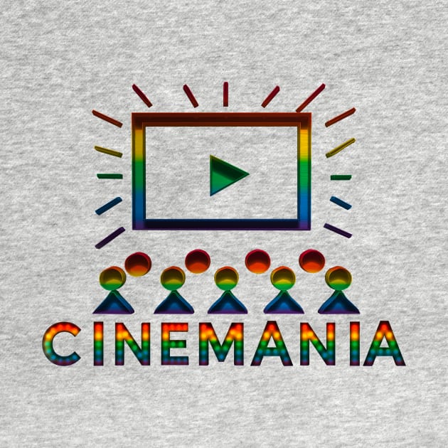 Cinemania PRIDE Logo T-Shirt by Cinemania World